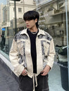 Heritage Elegant Couple Jacquard Denim Jacket