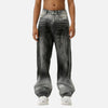 Heritage Rinse Black Gray Ombre Denim
