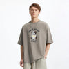 Canine Print Classic-Wash T-Shirt