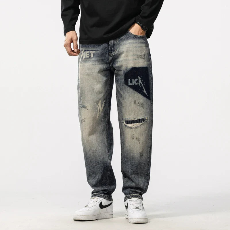 Western Style High Street Heavy Craft Denim