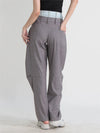 Double Grid High-Rise Trousers