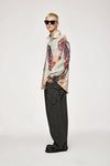 Vintage Wide Leg Pantolon, yakın çekim — Navra Wear