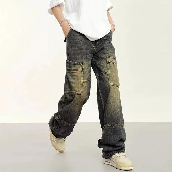 2000s Classic Relaxed Classic Bib Denim alternatif görünüm
