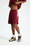 Quilt Stripe Oversized Shorts