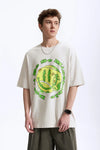 Smiley Sundaze Serve Up Positivity T-Shirt
