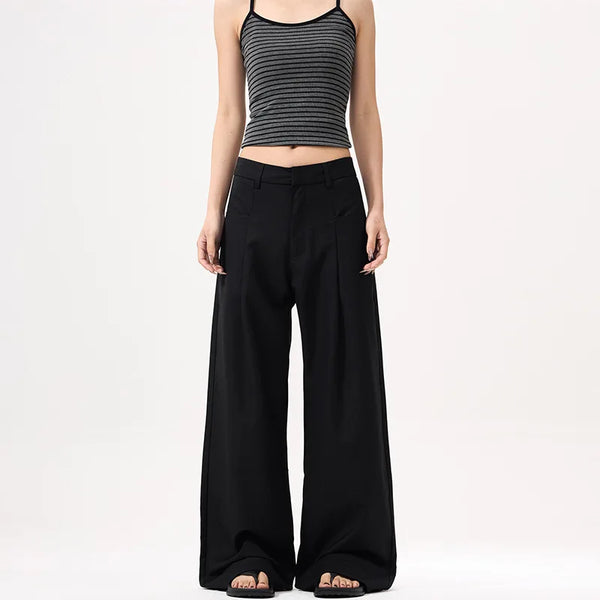Western Drape Loose Trousers