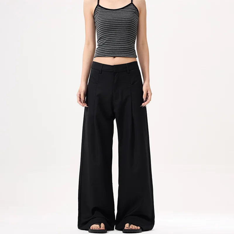 Western Drape Loose Trousers
