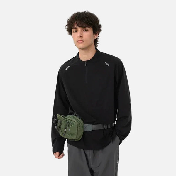 Proof Sun Half-Zip Reflective Long Sleeve T-Shirt