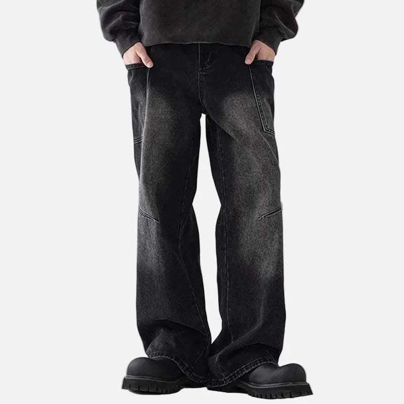 Classic Blue Seoul Style Field Utility Denim