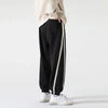 Bol Kesim Çizgili Jogger, arka görünüm — Navra Wear