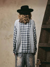 Easy Panel Plaid Throwback Long Shirt