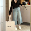 Elevated Light Colors High-Rise Wide Denim