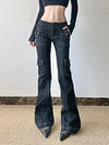 Studded Stellar Mosaic Denim Utility Denim