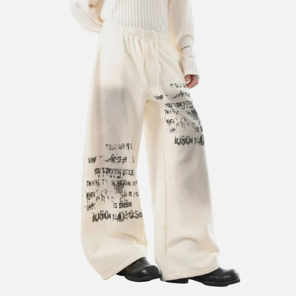 Harf Baskılı Beli Lastikli Jogger alternatif görünüm