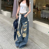 2000s Plush Torn Rinse Denim