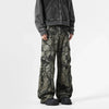 2000s Leaf Print Woodland Casual Pants