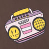 Elevated Radio Patterned Unstructured Fit Short Sleeve T-Shirt