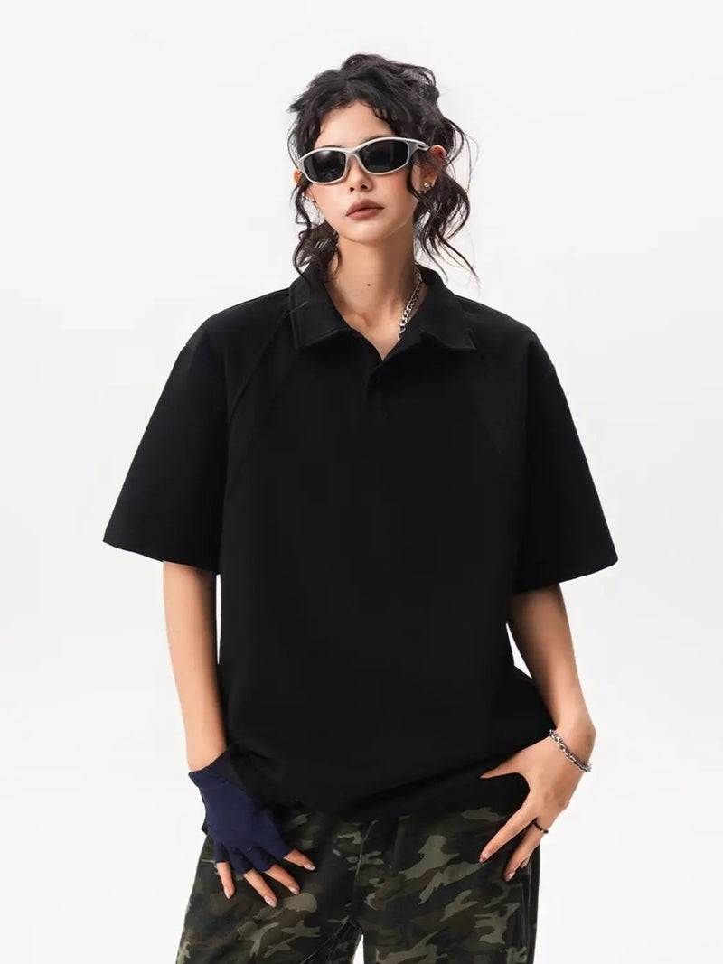 Heartland Heavy Mosaic Collar-Knit T-Shirt