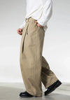 Wide Leg Dolar Baskılı Pantolon, stil görünüm — Navra Wear