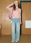 Durable High-Rise Faded Classic Leg Denim