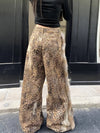 Wild Print Mosaic Relaxed Heritage Wide Denim