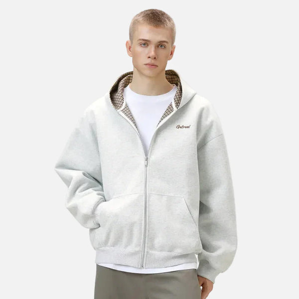 Americana Stitch Zip Boxy Hood alternatif görünüm