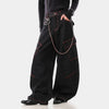 Metro Curved Knife Bell Leg Denim Utility Denim