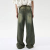 Flexible Heritage Faded Relaxed Bell Leg Denim