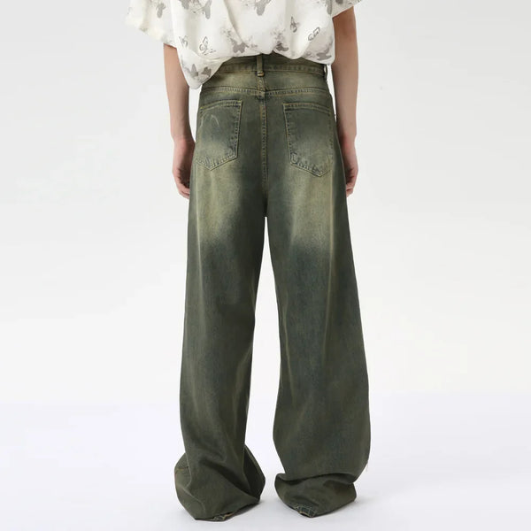 Flexible Heritage Faded Relaxed Bell Leg Denim alternatif görünüm