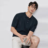 Men's High-End Knitted Laid-Back Business Sport-Collar T-Shirt
