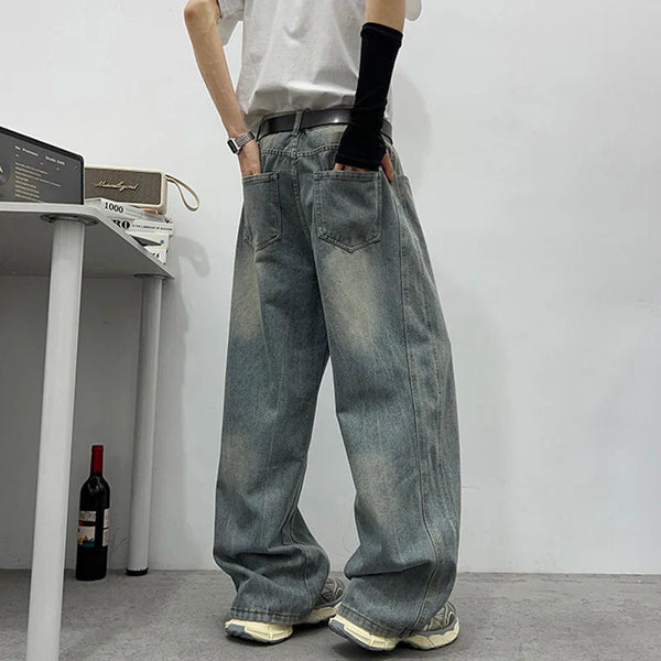 Long-lasting Relaxed Bell Leg Denim alternatif görünüm