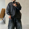 Fade Torn Boxy Sweatshirt