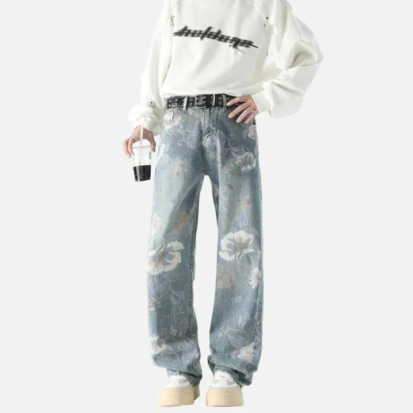 2000s Elevated Graphic Relaxed Denim