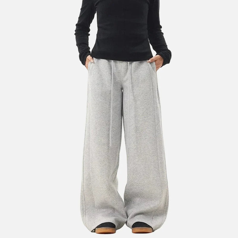 Bol Kesim Beli Lastikli Jogger, önden görünüm — Navra Wear