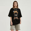 Moody Feline Artwork Print T-Shirt