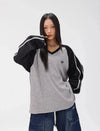 Dusk Contrast Extended Sweatshirt