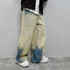 Metro Heritage Batik Relaxed Bell Leg Denim