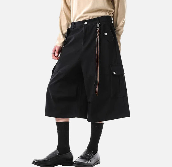 Timeless Western Cotton Field Utility Denim Shorts alternatif görünüm