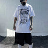 Ventilated Print Hip Hop Everyday T-Shirt