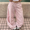 Star Print Straight Trousers