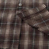 Layered Look Plaid Button-Front Shirt