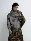 Distressed Wash Boxy Hood
