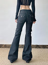 Studded Stellar Mosaic Denim Utility Denim