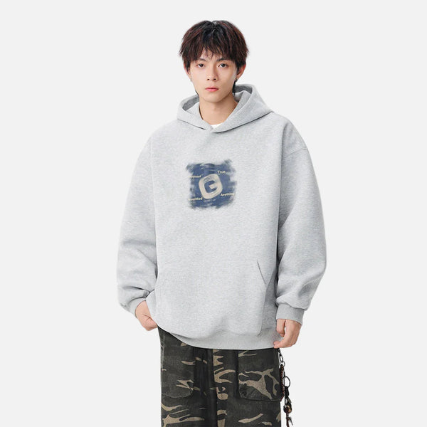 Winter Graphic Art Print Sweatshirt alternatif görünüm