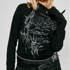 Obsidian Stars-and-Stripes Gothing Renegade Irregular Sleeve T-Shirt
