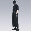 Casual Draping Techwear Rebel Style Denim Shorts