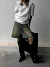 City High-Rise Denim Shorts