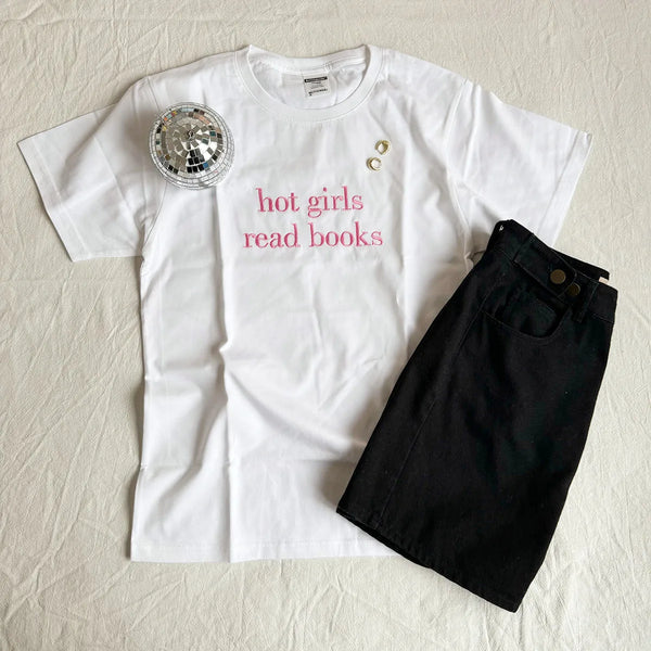 Books Read Girls Hot T-Shirt
