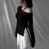 Rivet Skew Collar Dark-Craft Cyber T-Shirt