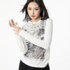 Digital-Age Han River Print Print T-Shirt